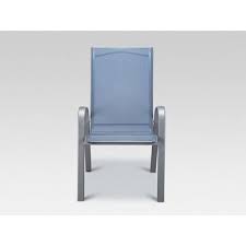 Stack Sling Patio Chair Blue Threshold Target Stacking Patio Chairs Patio Chairs Outdoor Patio Chairs