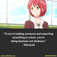 4 Inspirational Anime Quotes From Shirayukihime In 2020 Red Hair Quotes Snow White With The Red Hair Anime Snow