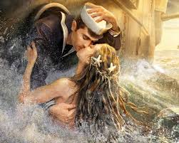 3d Diy Diamond Painting Sailor Kissing Mermaid Square Drill 5 Kit Sizes To Pick From Mermaid Pictures Fantasy Mermaids Mermaid Kisses