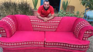 تغير قماش الانتريه بأسهل طريقه تخليك تغيره بنفسك وجعله موديل جميل من موديلات انتريهات مودرن Youtube