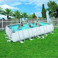 Bestway 56274 Steel Pro Frame Rectangular Pool 24 Feet By 12 Feet By 52 Inch Household Swim Holi Rectangular Pool Swimming Pools Above Ground Swimming Pools