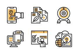 Computer Technology Icons By Eucalyp Studio In 2020 Computer Technology Technology Icon Technology