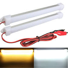 2017 New 2pcs 12v Led Car Interior Light Bar Tube Strip Lamp Van Boat Caravan Motorhome 12 99 Bar Lighting Interior Lighting Car Interior