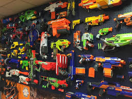 This wall mount gun rack is here to hold your for guns together in a stylish way like cbi offices. Nerf Gun Rifle Weapons Wall Mount Amoury Rack Brand New Hobbies Toys Toys Games On Carousell
