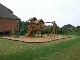 The backyard showcase has many the best outdoor playsets in lancaster pa. Backyard Playground Custom Wooden Swing Sets Playsets In Raleigh Nc Richmond Va Woodbridge Backyard Designs