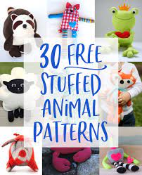 But my favorite part is probably the four eerie eyes. 30 Free Stuffed Animal Patterns With Tutorials To Bring To Life