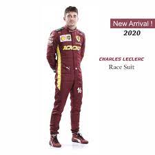 1989 martin brundle race used brabham f1 suit Charles Leclerc Sebastian Vettel Race Suit 2020 Replica Scuderia Ferra Dash Racegear
