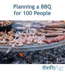 Seeing posts about grilling in /r/bbq?! Planning A Bbq For 100 People Bbq Menu Cooking For A Crowd Bbq Party Menu
