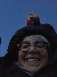 Sun peeked through clouds