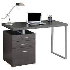 Contemporary weathered grey writing desk. Computer Desk With Drawers Gray Everyroom Target