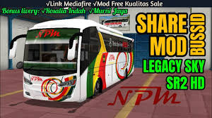 Bus simulator indonesia mod by : Mod Bussid Legacy Sky Sr2 Hd Prime Livery Npm Mod Bussid Terbaru Bussid Youtube