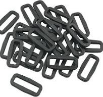 Amazon.com: ZZLZX 30PCS Plastic Flat Square Buckles 25mm/1 ...
