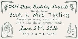 2026 Book and Wine Tasting at The Sycamore at Mallow Run
