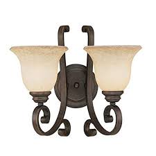 Sconces can be a great alternative to vanity lighting as they provide stylish tasking lighting near eye level. Millennium 1222 Rbz Two Light Wall Sconce Bronze Dark Homeloft Israel