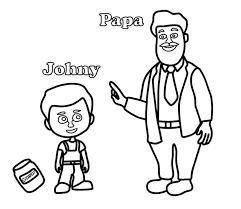 Click on any drawing to color online or print. Johny Johny Yes Papa Coloring Page Free Printable Coloring Pages For Kids