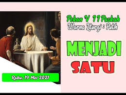 Diterbitkan hari rabu, 16 jun 2021 00:00. Renungan Harian Katolik I Rabu 19 Mei 2021 Youtube
