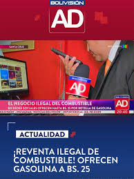 Leslie Lanza denunció la reventa ilegal de gasolina a Bs. 25 por botella en  redes sociales. #RedBolivisión #BolivisiónAlDía #NoticiasBolivisiónAlDía