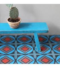 Carreau De Ciment Kintaro Bleu Petit Pan Vivre En Multicolore Carreau De Ciment Ciment Carrelage Mexicain