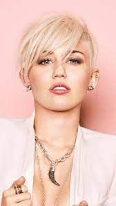 Miley Cyrus Short Hair Blonde Singer 2018 Wallpaper Celebrity Wallpapers Blonde Celebrity Miley Cyrus Short Hair Miley Cyrus Hair Short Hair Styles