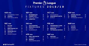 Christian pulisic has urged chelsea to prove they have the character to end the dismal run that has. Premier League Announce 2018 19 Fixtures Chelsea Set For Easy Start We Ain T Got No History