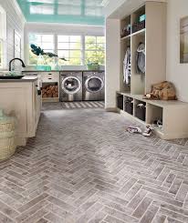 Taupe Capella Series Porcelaintile Brick Look Tile Mudroom Laundry Room Brick Floor Kitchen