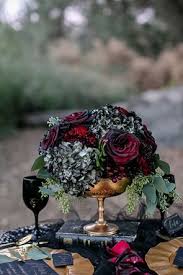 Maybe you would like to learn more about one of these? In Fine Feather A Moody Bridal Shoot With A Beautifully Dark Dramatic Halloween Wedding Centerpieces Wedding Floral Centerpieces Flower Centerpieces Wedding