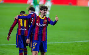 In january 2020, he signed with barcelona. Trincao Scores His First Goal As A Barca Player
