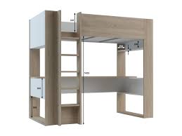 Stile moderno e design accessibile con soluzioni salvaspazio che arredano living, librerie, camere da letto complete, camerette per bambini e camere per ragazzi con scrivanie, angoli studio, letti a castello, soppalco o multifunzione. Letto A Soppalco Noah Scrivania E Portaoggetti 90 X 200cm