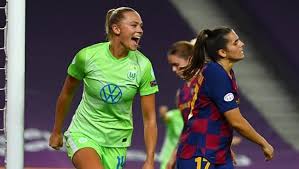 Wolfsburg are german cup winners for the seventh straight year, but they did it the hard way versus eintracht frankfurt. Fridolina Rolfo Sends Wolfsburg To Uefa Women S Champions League Final Cbc Ca