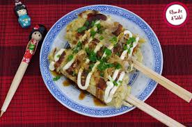 Recette Japonaise Hashimaki Okonomiyaki Elise Dit A Table Recette Japonaise Recette Cuisine Asiatique