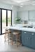 Brown Two Tone Kitchen Cabinets