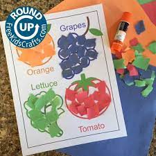 6 Healthy Food Crafts And Activities For Preschool Children Healthy Food Art Healthy Food Activities Nutrition Activities