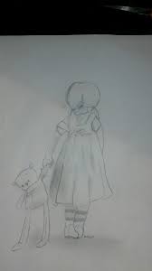 Petite Fille De Dos Portrait Dessin Portrait Enfant Dessin