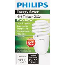 Featured items newest items best selling a to z z to a reviews price: 100w Equiv Philips 23w Twist Gu24 Cfl 2700k Warm White Fluorescent Bulb Tools Home Improvement Compact Fluorescent Bulbs
