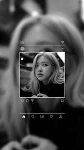 Black And White Lockscreen Tumblr Blackpink Lockscreen Tumblr Rose Wallpaper Blackpink Rose Blackpink Photos