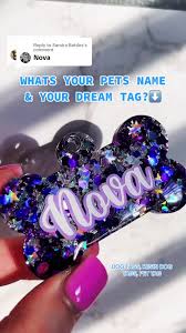 Glitter Name Tags