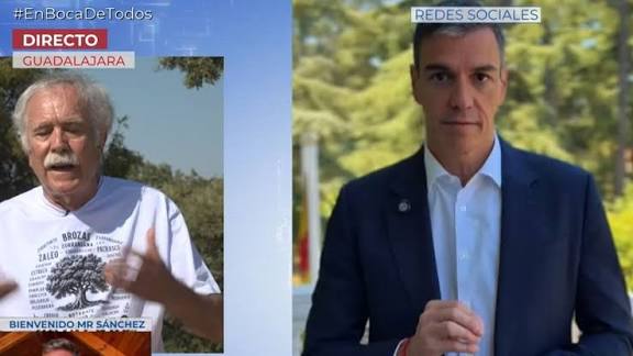 Un vecino de Guadalajara critica la visita de Sánchez para ver el eclipse:  “Un tipo que tiene una emergencia nacional brutal viene a ver un eclipse”