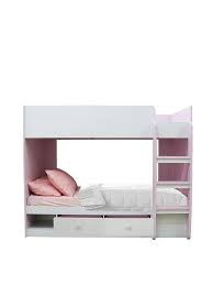 Peyton Storage Bunk Bed With Mattress Options Buy And Save White Pink Bunk Beds With Storage Bunk Beds For Sale Cheap Bunk Beds