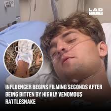 He was given 50 vials of anti-venom with his life