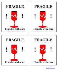The acrobat fill & sign tool lets you sign pdf documents from any browser, like google chrome. Fragile Handle With Care Shipping Label Multiple Per Page