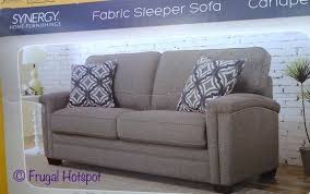 Costco Sale Synergy Home Fabric Sleeper Sofa 559 99 Furniture Creating Fashionable And Functional Furniture Brown Sofa Bed In 2020 Sofa Bed Brown Sofa Mattress Sofa