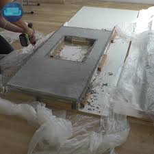 Diy concrete countertops part i. Atemberaubende Hauser Und Inneneinrichtungs Ideen Sie Giessen Und Installieren Eine Asthetische Arbeitsplatte Aus Beton Fur Die Kuche Facebook