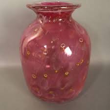 You'll receive email and feed alerts when new items arrive. Studioglasvasepfauenaugeeisch Florerodecristaleischvintage Glassvasestudioeisch