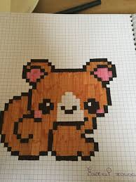 Ecureuil Roux Dessin Pixel Dessin Ecureuil Roux