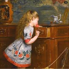 Belcikali Ressam Louis Charles Verwee 1832 1882 Resim Cocuk