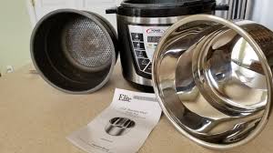 Foods are usually placed inside a wire basket that fits inside the pressure cooker, suspended over the cooking liquid providing the steam. Power Pressure Cooker Xl Replacement 6qt Stainless Inner Pot Youtube