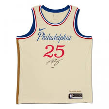 All the best philadelphia 76ers gear and collectibles are at the jcp 76ers fan store. Ben Simmons Autographed Philadelphia 76ers Cream Swingman 2019 20 City Edition Nike Jersey