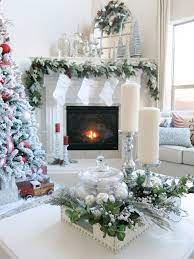My Winter Wonderland Living Room Christmas Tree And Coffee Table Decor Christmas Coffee Table Decor Holiday Decor Christmas Decorations