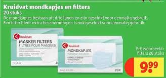 Mondkapjes worden momenteel dringend geadviseerd door de overheid om de overdracht van het virus te beperken. Kruidvat Mondkapjes En Filters Aanbieding Bij Kruidvat