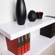 Choose oak floating shelves for a light and airy living room, black floating shelves for a contemporary kitchen and floating shelves with a white. Best Value Here Set Of 2 Wall Shelf White High Gloss Floating Shelves Storage Shelving Bookcase 20cm 50cm Buy Online In Bahamas At Bahamas Desertcart Com Productid 139012008
